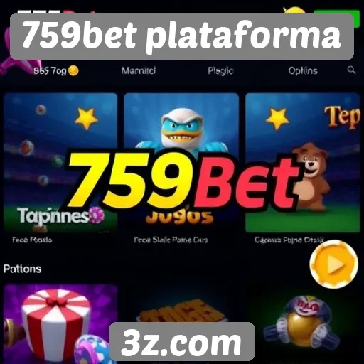 Opcões de jogos disponíveis na 759bet